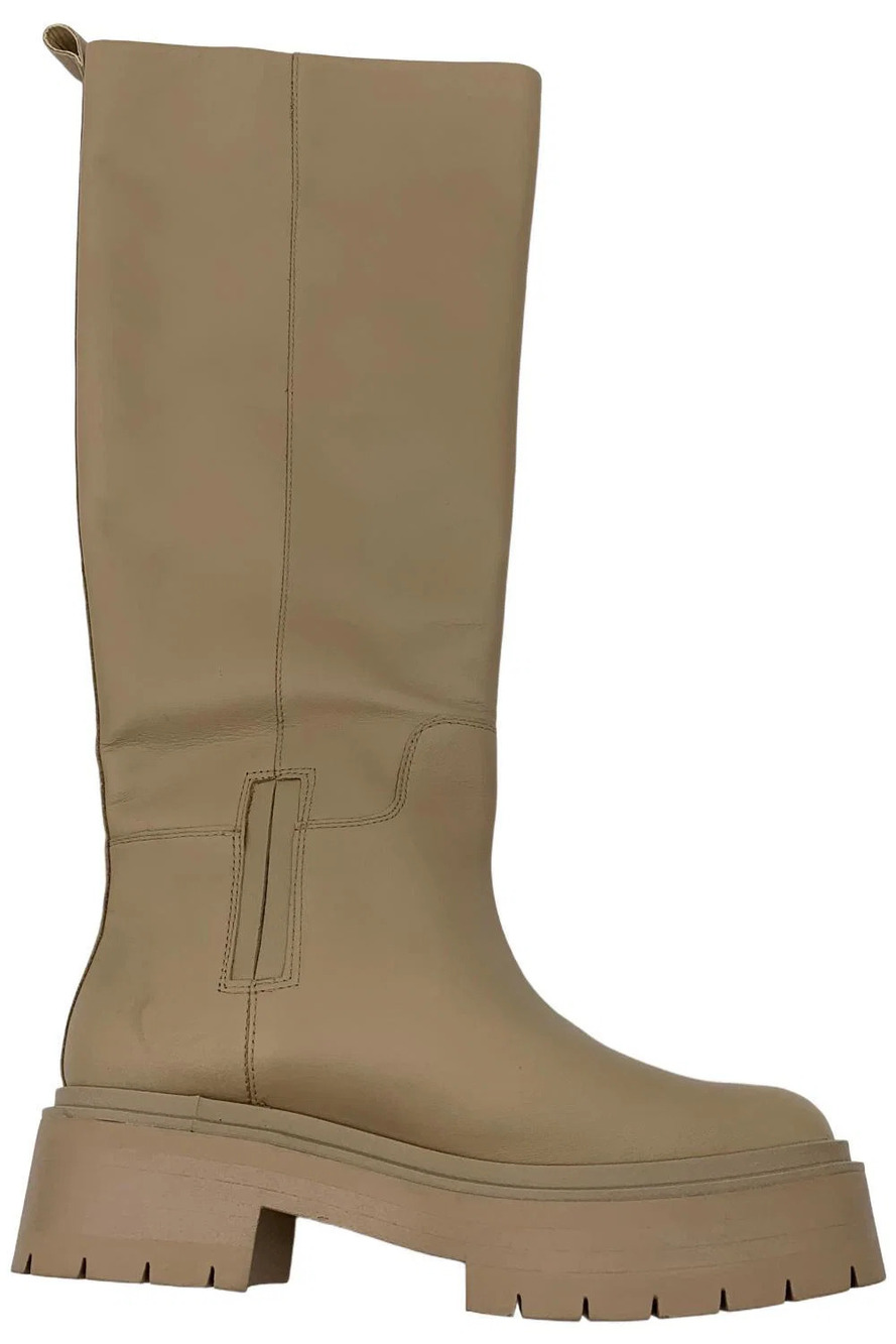 Sam Edelman Women's Larina Tall Shaft Water Proof Boot Seseme - Medium